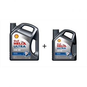 Shell Huile Moteur Helix Ultra 5w40 Diesel 5 L + 2 L - 828875