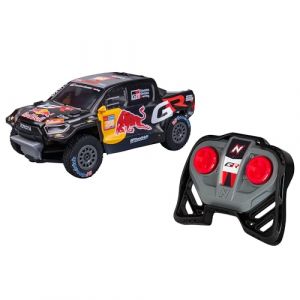 Image de Nikko Voiture RC Toyota Gazoo Racing Dakar 2024 Moraes – Échelle 1:18 – Télécommande 2,4 GHz, Phare LED, Vitesse 9 km/h, Portée 40 m – Dès 6 Ans