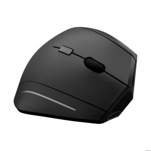 T'nB Souris ergonomique verticale pour droitier sans fil rechargeable - Bluetooth + USB-A - Noir