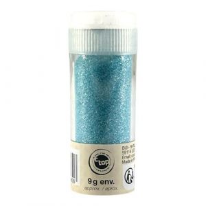 Paillettes - Bleu clair - Tube de 9g - Biod&eacute;gradables - Loisirs cr&eacute;atifs - Carterie