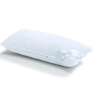 Aqua-textil Ambiente Oreiller 40 x 80 cm Microfibre Oreiller en Fibres Creuses Respirant Fermeture éclair résistant au Lavage à 90°.