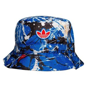 Image de Adidas Originals x MUFC x The Stone Roses Bucket Hat, bleu - Taille One Size