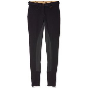 HKM Pantalon d'équitation enfant Basic très Besatz, Bleu - Bleu foncé, 158