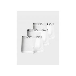 Emporio Armani Loungewear Pack de 3 Boxers Homme - White, White