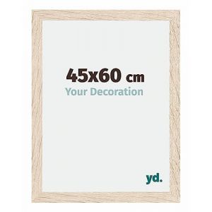 Your Decoration - 45x60 cm - Cadres Photo en mdf Avec Verre acrylique - Anti-Reflet - Excellente Qualit&eacute; - Ch&ecirc;ne - Cadre Decoration Murale - Catania.