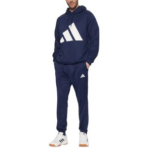 Adidas Survêtement Sportswear Big Logo French Terry bleu marine blanc - S