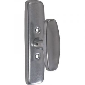 Cache acier zingué avec bouton inox - MAP - 907