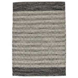 Image de Astra Tapis en laine Carmen 140 x 200 cm `D203 C043 rayé gris/anthracite`