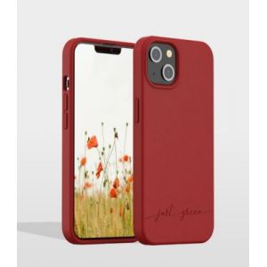 Just green Coque iPhone 13 Bio rouge