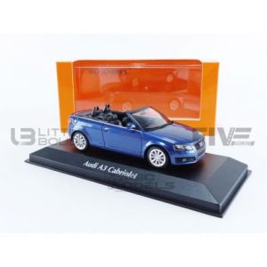 Voiture Miniature de Collection MINICHAMPS 1/43 AUDI A3 Cabriolet 2007 Dark blue metallic 940017131
