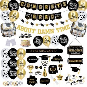 Image de Partizzle Graduated Party Decorations Articles - Guirlandes et ballons - Hourra Graduation Party - Graduation Party Items - XL