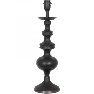 Anne Lighting Lampe &agrave; poser Lyons - noir - m&eacute;tal - 15,5 cm - douille E27 - 3467ZW