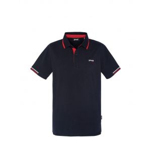 Image de Schott Polo Devon slim piqué stretch Bleu