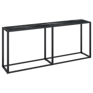 Maison Exclusive - Furniture Limited - Table console Marbre noir 180x35x75,5 cm