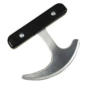 Identit&eacute;s Couteau &agrave; lame basculante, Argent,noir, Acier