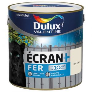 Dulux Valentine Peinture fer brillant écran+ 2 L - blanc crème