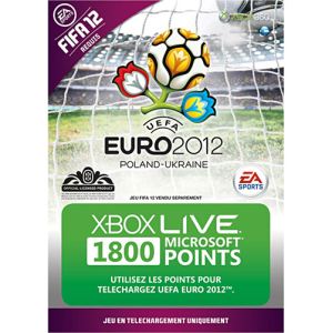 Microsoft Carte Xbox LIVE prépayée "Euro 2012" 1800 Points