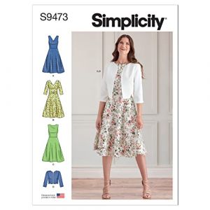 Simplicity Patron Réf 9473 robes à encolure en V