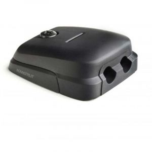 Scanstrut Passe-câble horizontal compact, double entrée, étanche, noir, pour camping-car, caravane, nautique