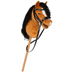 Legler Hobby Horse Marron &laquo; Melodie &raquo;, Cheval b&acirc;ton, Licol, bridon, Longe, d&egrave;s 3 Ans, 12716