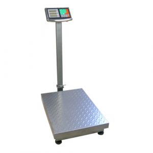 Balance Plateforme Industrielle, L'échelle Commerciale de Plate-fForme, Rechargeable Électronique, Capacité de Charge Jusqu'à 150 kg, 50 g/ 1,75 oz, HDWR wagPRO-P150 (500kg, 200g)
