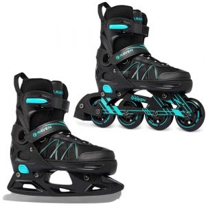 Raven Roller en ligne Expert du 40 au 43 + patin a glace Adulte Enfant Mixte taille ajustable