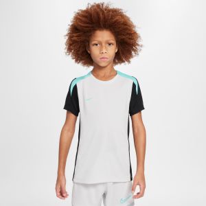 Nike Haut de foot à manches courtes Dri-FIT Strike pour ado - Gris - Taille M - Unisex