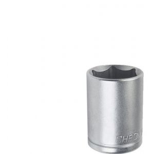 Autobest Douille 27 mm acier au chrome vanadium satin&eacute;e 6 panscarr&eacute; 1/2 - 127 mm