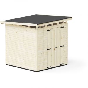 StrongBox XL Naturel - Abri de jardin en bois naturel
