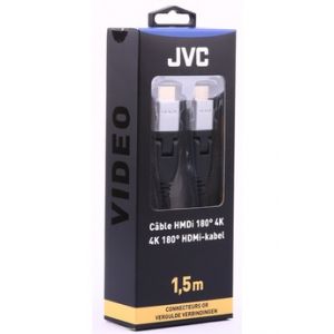 JVC Cable video CORDON HDMI 4K 90° 1,5M GOLD