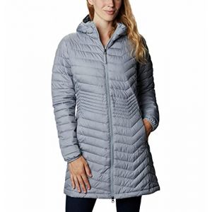 Columbia Veste Mi-longue Powder Lite XS Tradewinds Grey