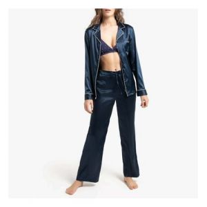 Pyjama manches longues en satin