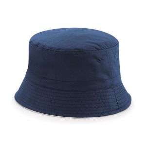 Beechfield - Bob réversible - Adulte unisexe (L/XL) (Bleu marine/Blanc) - UTRW4070