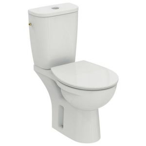 Porcher Pack wc Ulysse - Ideal Standard - Sortie horizontale - Alimentation latérale - Blanc - Blanc