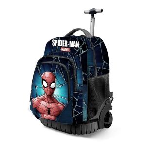 Karactermania Sac à dos à Roulettes GTS FAN - Marvel Spiderman Maximum - Bleu - Taille Unique
