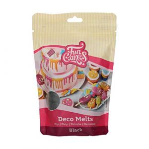 FunCakes PISTOLES DÉCO À FONDRE NOIR 250G- NAPPAGE PATISSERIE