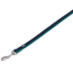 Nobby Mesh Preno Laisse pour Chien Turquoise 120 cm/25-35 mm