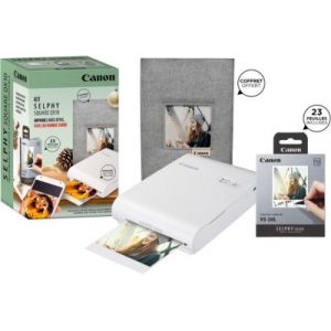 Canon Imprimante photo portable Pack QX10 + 20 feuilles + Coffret