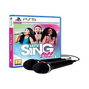 Ravens Court Let's Sing 2022 Lot de 2 micros Noir