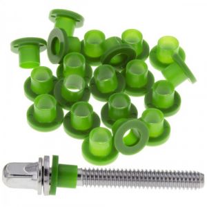 DANMAR PERCUSSION TRW100G RONDELLES NYLON POUR TIRANTS VERT (X100)