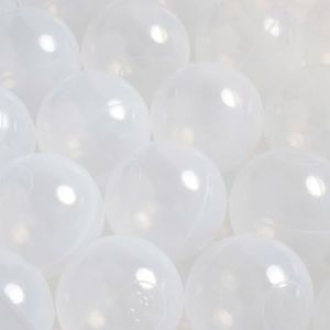MISIOO Lot de 100 balles pour piscine à balles - 6 cm - Sûres - Plastique non toxique - Résistantes à l'écrasement - Jouet pour bébé - Jouet pour enfants à partir de 1 an - Parfait pour un plaisir de