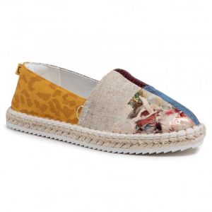 Desigual Espadrilles plates à motif patchwork Multicolore - Taille 37