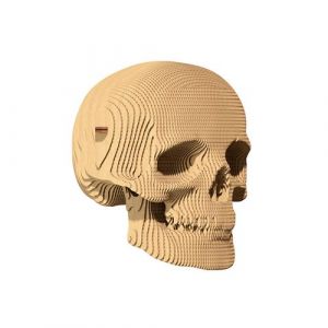 Cartonic - Puzzle 3D T&ecirc;te de mort - Naturel -