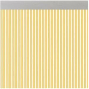 Curtain Acudam Ferrara Doors Yellow Transparent Exterior PVC Aluminium 90 x 210 cm