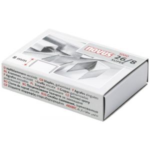 Novus 040-0199 - Boîte de 1000 agrafes 26/8 Super, acier galvanisé