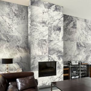Artgeist Papier Peint "Cold Rocks" 50x1000cm
