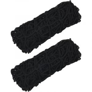 VidaXL Filets à foin 2 pcs carré noir 75x75 cm PP