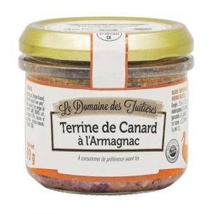Le Domaine des Tuilières - Terrine de canard à lArmagnac - Bocal 90g