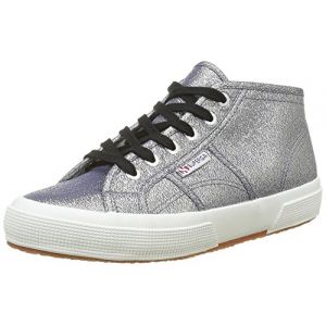 Image de Superga Baskets montantes 2754 LAMEW Argenté - Taille 36,37
