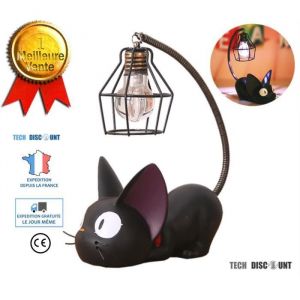 Led Bureau De Lecture Pour Enfants Chat Noir Lampe De Chevet Fille Garçon Chambre Veilleuse Seulement Fournitures Décoratives